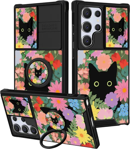 Miniatura 210 de Funermei Funda para teléfono Samsung Galaxy Note 10 Plus – Funda femenina bonita para niñas, diseño inspirador estético con funda para cámara