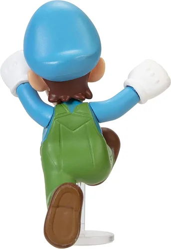 Miniatura 4 de Super Mario Figura de acción de 2.5 pulgadas Ice Running Luigi juguete coleccionable