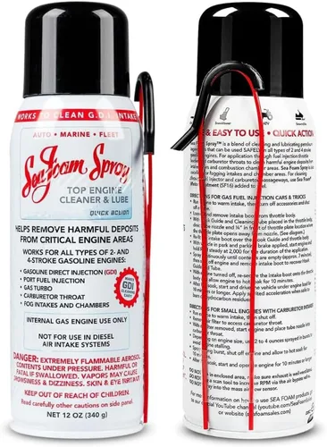 Miniatura 2 de Spray limpiador superior del motor y del sistema de admisión – 1 lata (12 oz / 340 g) Removedor de depósitos de carbono para motores de gasolina