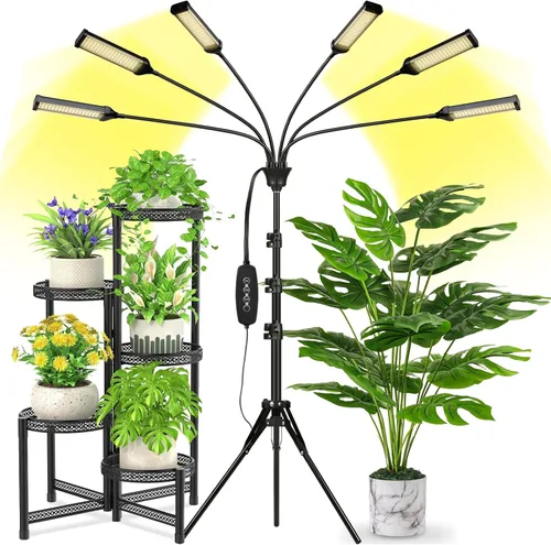 Miniatura 2 de Luz LED para cultivo con cobertura mejorada y placa más grande, lámparas de crecimiento de espectro completo para luz de cultivo hidropónico