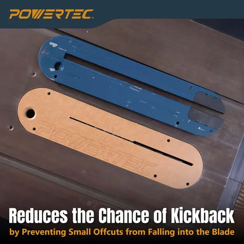 Miniatura 4 de POWERTEC Table Saw Insert Compatible with Cast Iron Table Saw