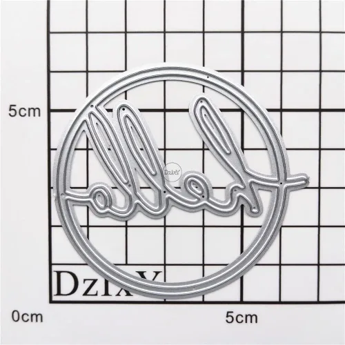 Miniatura 4 de DzIxY Hello Words - Troqueles de corte de metal para hacer tarjetas, troquelados, troquelados, álbumes de recortes, plantillas de máquina de 6