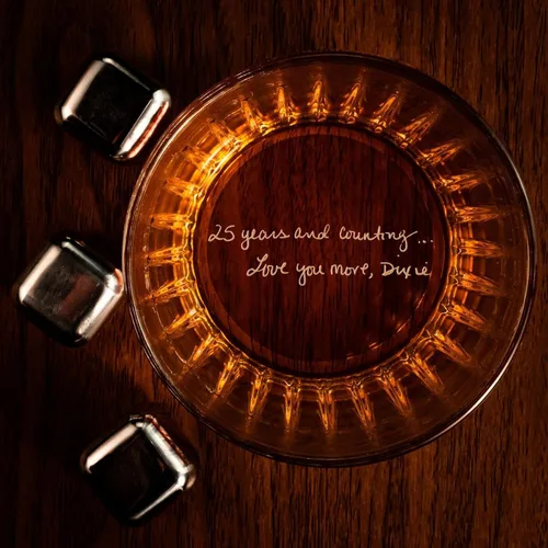 Miniatura 3 de Regalo personalizado de escritura a mano para él, vaso de whisky grabado a mano, 11 onzas, regalos de San Valentín para marido, regalo para papá