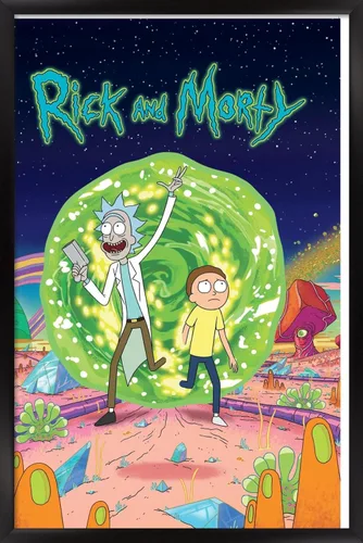 Miniatura 6 de Trends International Rick And Morty - Póster de pared con tapa, 14.725 x 22.375 pulgadas, versión premium sin marco
