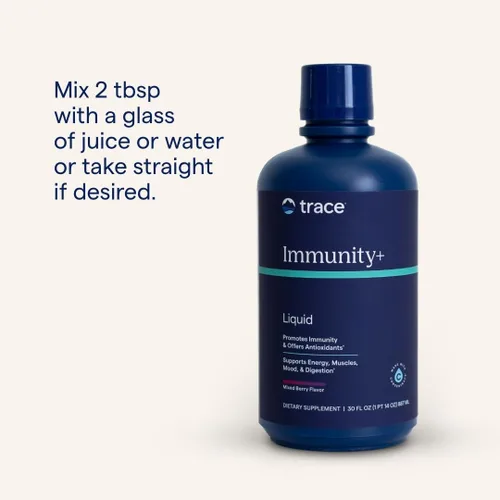 Miniatura 4 de Trace Minerals Inmunidad líquida+con saúco, zinc, vitaminas C y D, Trace Minerals iónico Absorción rápida, apoyo inmunológico sin azúcar, sin