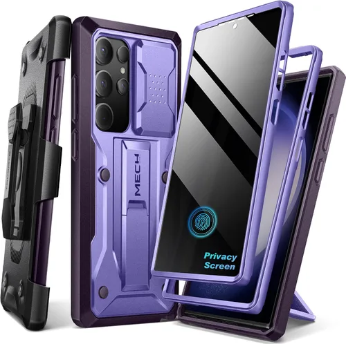 Miniatura 8 de TONGATE Funda para Samsung Galaxy S23 Ultra, [cubierta deslizante integrada para cámara y protector de pantalla] [2 marcos frontales] Funda de grado
