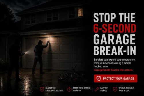 Miniatura 2 de Garage Shield GS100 Protector de seguridad para puertas de cocheras - Proteja su cochera y su casa de ladrones