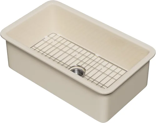 Miniatura 10 de Miuara Fregadero de barra de montaje inferior blanco de 18 pulgadas - Fregadero de cocina pequeño de montaje superior empotrable de 18"x18"x9