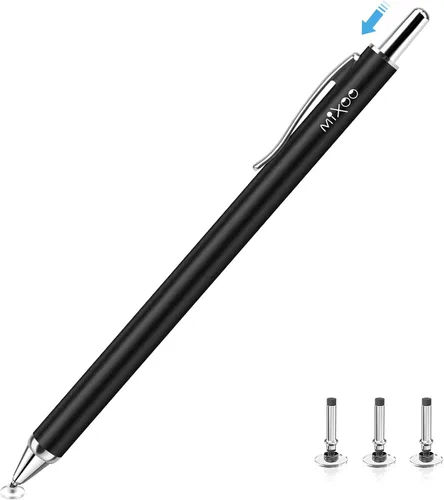 Mixoo Lápiz capacitivo retráctil para interruptor de pantalla táctil 2, lápiz digital universal de alta sensibilidad para iPad, iPhone, Android,