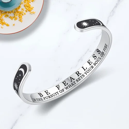 Miniatura 2 de TONY & SANDY - Brazaletes motivacionales para mujeres, adolescentes o niñas, regalos de cumpleaños personalizados para mamá, hija, hermana o amigas