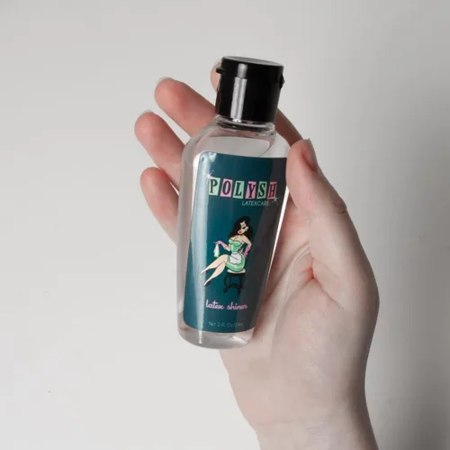 Miniatura 3 de Brillo de ropa de látex – Esmalte de látex de tamaño viaje de 2 fl oz – Brillo de goma a base de silicona para ropa de goma, trajes, guantes