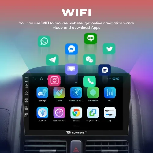 Miniatura 5 de Para Suzuki Swift 2005-2010 Car CarPlay Android Navegación Automática Estéreo GPS Radio Reverse Cámara Pantalla 10 "IPS Pantalla Táctil Headunit
