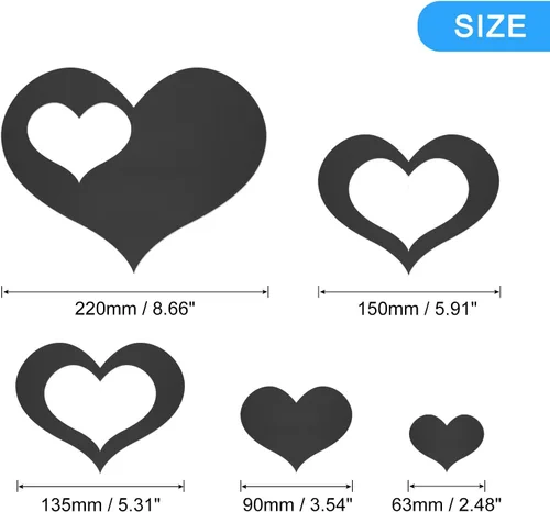 Miniatura 2 de uxcell Calcomanías de pared de espejo acrílico, 14 piezas en 1, autoadhesivas, extraíbles, para el hogar, sala de estar, dormitorio, oficina, Negro