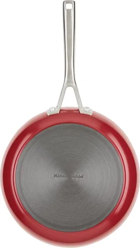 Miniatura 9 de KitchenAid Juego de utensilios de cocina antiadherentes de cerámica anodizada dura de 9 piezas, incluye sartenes, cacerola, olla, duradero, Empire