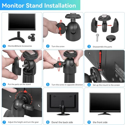 Miniatura 9 de Monitor de pantalla táctil de 14 pulgadas FHD 1080P 60hz 99% sRGB IPS/HDMI/USB-C Monitor de computadora Plug & Play, para computadora portátil