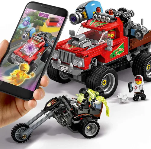 Miniatura 5 de LEGO Hidden Side El Fuego's Stunt Truck 70421 Kit de construcción, juego fantasma para niños y niñas de 8 años en adelante, juego interactivo