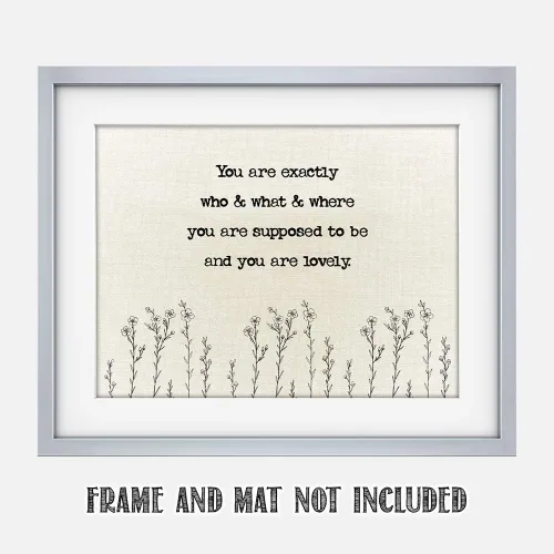 Miniatura 3 de TJ Originals - Arte de versículos bíblicos de Pedro 3:4 - Impresión artística de pared con texto en inglés "You Are Lovely You Are Special