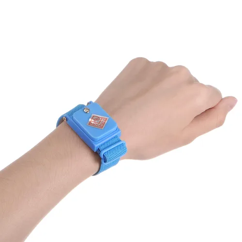 Miniatura 5 de MECCANIXITY Correa de muñeca antiestática, pulsera antiestática ESD ajustable inalámbrica con pulsera de repuesto para reparación de electrónica