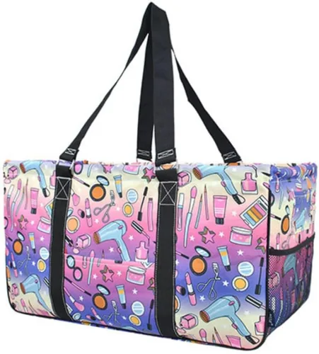 Miniatura 98 de NGIL Bolsa de comestibles reutilizable extra grande plegable de gran tamaño para comestibles, almacenamiento, picnic, playa, Flecha-negro