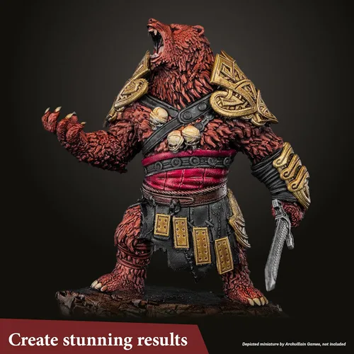 Miniatura 6 de The Army Painter, Speedpaint 2.0, Juego de pinturas más solicitadas, 24 botes de 18 ml de Speedpaints incl. 2 metálicos, 1 medio y 1 pincel gratis
