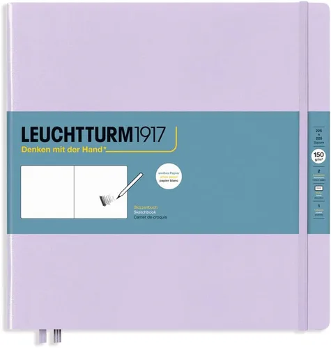 Miniatura 22 de Leuchtturm1917 - Cuaderno mediano de tapa dura para bocetos (negro) - 112 páginas de papel de 150 g/m²
