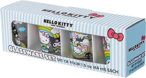 Miniatura 7 de Silver Buffalo Sanrio Hello Kitty and Friends Rainbow With Badtz-Maru, My Melody, Cinnamoroll, Kuromi, Little Twin Stars, Pochacco, Keroppi, Tuxedo