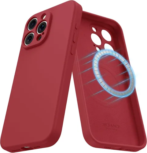 Miniatura 10 de Funda de silicona con soporte para iPhone 17 Pro [compatible con MagSafe] [Protección completa de la cámara] (6.3 pulgadas 2025), fundas de teléfono
