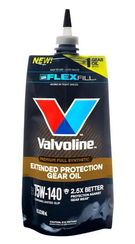 Miniatura 19 de Valvoline Flexfill SAE 75W-90 Aceite para engranajes sintético completo 1 cuarto de galón, caja de 4
