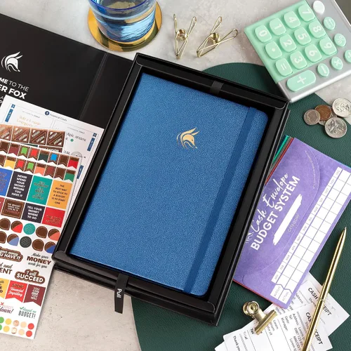 Miniatura 48 de Clever Fox Planificador de presupuesto edición premium, cuaderno de seguimiento de gastos + 5 sobres de efectivo, organizador de presupuesto; libro