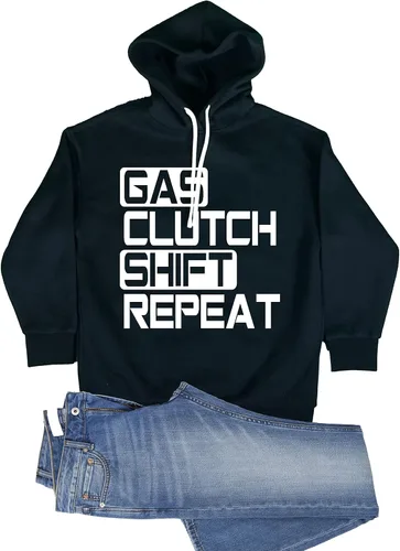 Miniatura 22 de Go All Out Sudadera con capucha Gas Clutch Shift Repeat para hombre y mujer
