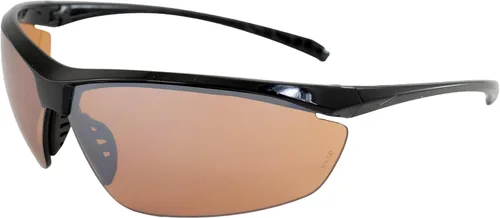 Miniatura 8 de Global Vision Lieutenant Wraparound - Gafas de sol de seguridad para motocicleta ANSI Z87.1 y MIL-PRF-32432, marco negro Lente Transparente