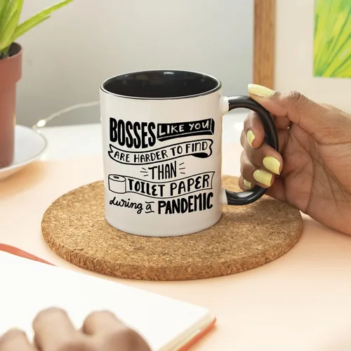 Miniatura 5 de YouNique Boss - Taza de café de 11 onzas, taza de café Worlds Best Boss para hombres y mujeres, taza divertida para jefe, regalos para el mejor jefe
