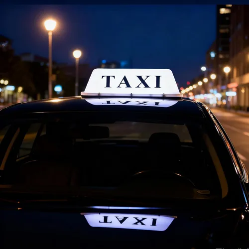 Miniatura 9 de Señal de taxi luces magnéticas para techo de automóvil, taxi, luces indicadoras para la parte superior del automóvil, 12 V, luz superior impermeable