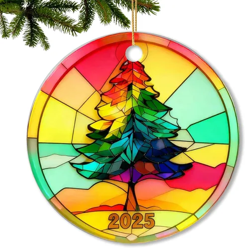 Miniatura 14 de Adorno de primera Navidad juntos 2025 para parejas, nuestra primera Navidad para él, ella, novio, novia, pareja casada, primer adorno de Navidad