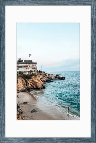 Miniatura 50 de Frametory, Marcos de 8 x 10 para mostrar imágenes de 5 x 7 con paspartú o fotos de 8 x 10 sin paspartú, vidrio resistente a roturas, accesorios
