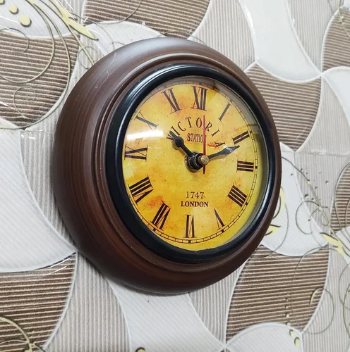 Miniatura 3 de Reloj de pared de madera de tamaño pequeño, perfecto para sala de estudio, oficina y reloj de regalo