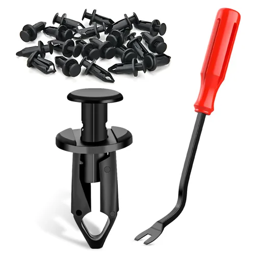 Miniatura 2 de GOOACC 100 clips de guardabarros para el cuerpo, remaches para el motor, debajo de la cubierta, clips de protección contra salpicaduras para Honda