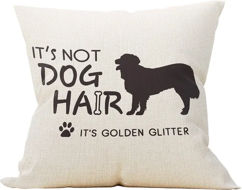 Miniatura 6 de Mancheng-zi Regalos Golden Retriever - Funda de almohada reservada para el perro, decoración, 12 x 20 pulgadas para mujer