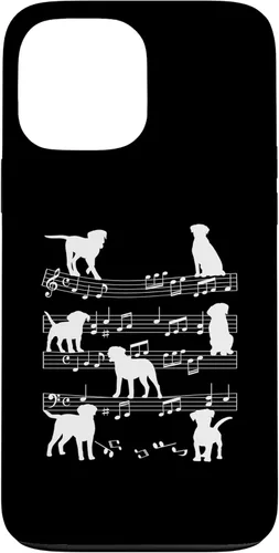 Miniatura 23 de iPhone 11 Músico Perro Jugando en Notas Musicales Amante de la Música Piano Case