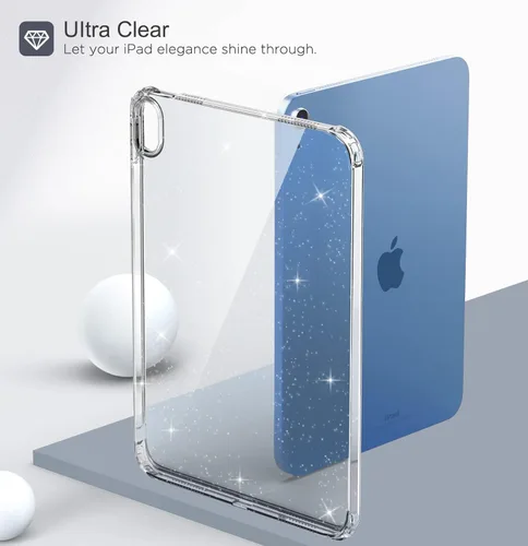 Miniatura 6 de MoKo Funda Transparente para iPad (A16) 11ª Generación 2025 11 pulgadas/10ª Generación 2022 10.9 pulgadas, TPU Suave Ligero, Funda de Tablet Ultra