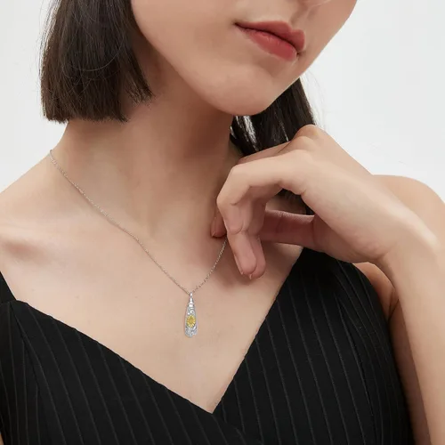 Miniatura 97 de Collar con colgante de urna de cenizas de cremación y árbol de la vida para mujer, plata de ley US1