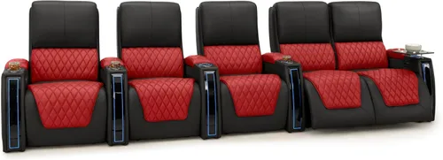 Miniatura 114 de Seatcraft Apex Zero-Gravity CoolZero - Asiento de cine en casa de cuero italiano, reposacabezas eléctrico, lumbar eléctrico, reclinable eléctrico