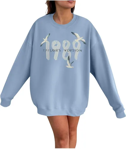 1989 Sweatshirt for Women Girls Oversized Graphic Country Music Concert Shirts Vintage Fans Gift Pullover Tops Fall Outfits