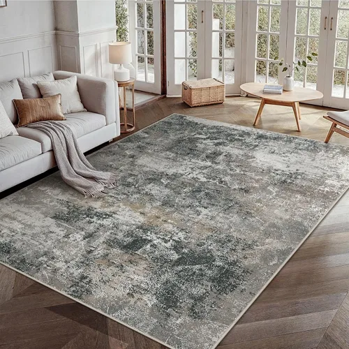 Miniatura 62 de GENIMO Alfombra antideslizante de 2 x 6 pies, lavable para pasillos de cocina, alfombras de cocina modernas abstractas, alfombra ligera de pelo bajo