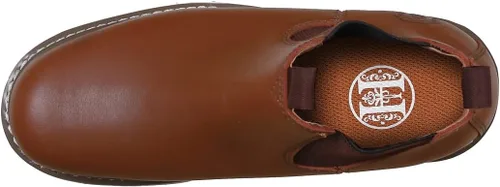 Miniatura 6 de HANDPOINT Botas de trabajo Chelsea Double Gore Pull-On Soft Toe para hombre - Marrón 84985