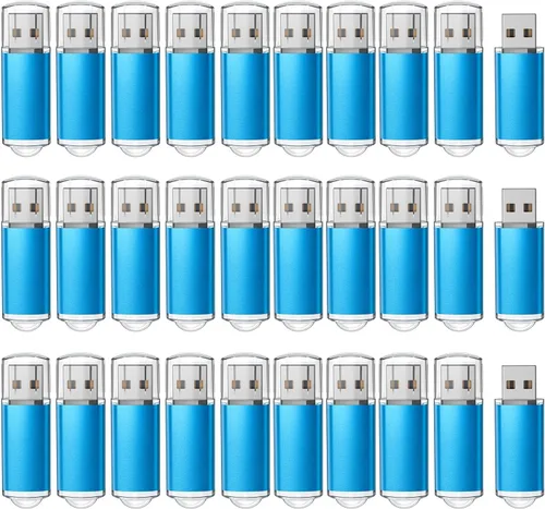 Miniatura 16 de RAOYI Paquete de 10 unidades 2G 2GB USB Flash Drive USB 2.0 Memory Stick Pulgar Drive Pen Drive Azul Azul 10 piezas
