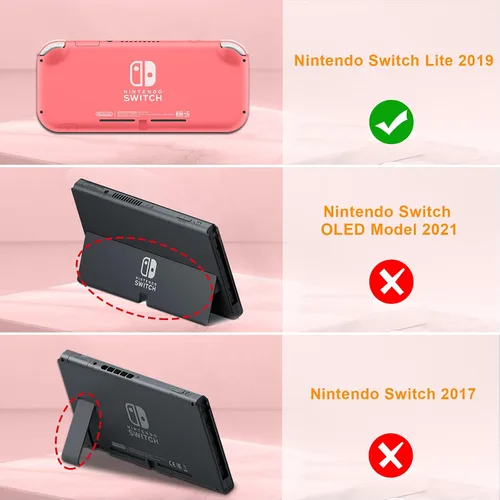 Miniatura 2 de FINTIE Carrying Case for Nintendo Switch Lite 2019, [Shockproof] Hard Shell Protective Cover Travel Bag with Game Card & Micro SD Card Slots for
