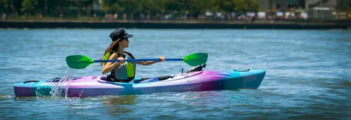 Miniatura 5 de Perception Joyride - Kayak sentado dentro para adultos y niños - Kayak recreativo y multiagua con ranura para selfie