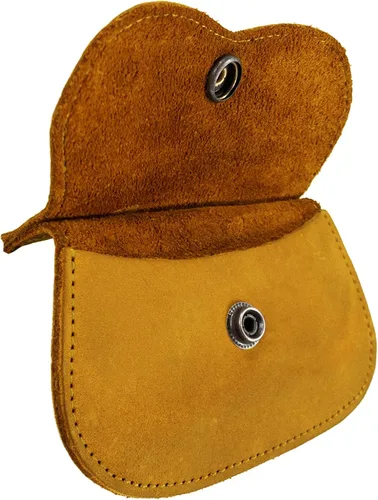 Miniatura 64 de Hide & Drink, Cartera en forma de gato, bolsa para monedas, soporte para dinero, accesorio de viaje, cuero de grano completo, hecho a mano, Negro