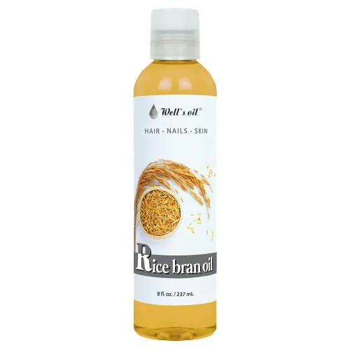 Miniatura 9 de Well's Oil Aceite de salvado de arroz 4 onzas Aceite de salvado de arroz 100% puro (aceite portador) Para piel y cabello Cremas y lociones